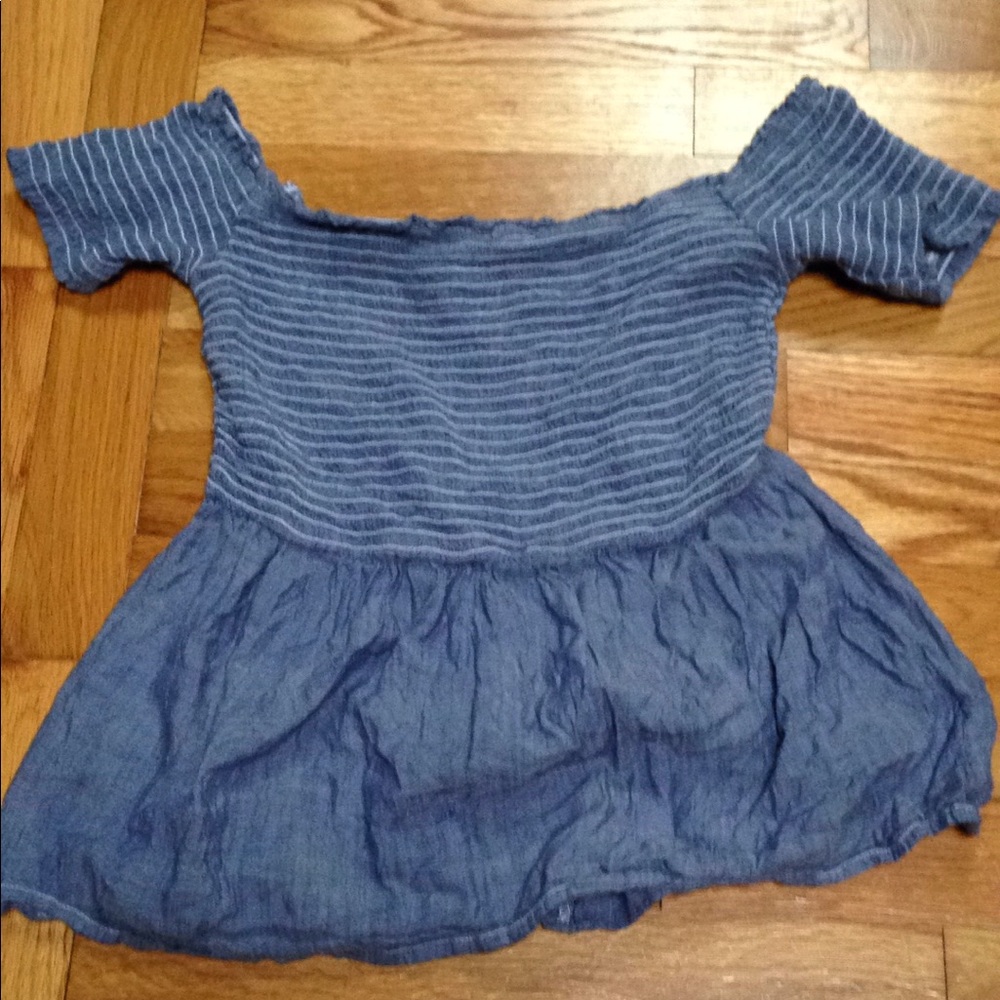 Off the shoulder flair top